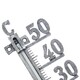 Термометр вуличний TFA, метал, колір античне олово, з кріпленням, 100x27x410 мм (12500250)