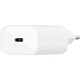 Зарядний пристрій Belkin 25Вт USB-С PD PPS, кабель USB-С > USB-C, 1м, PVC, білий