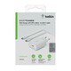 Зарядний пристрій Belkin 25Вт USB-С PD PPS, кабель USB-С > USB-C, 1м, PVC, білий