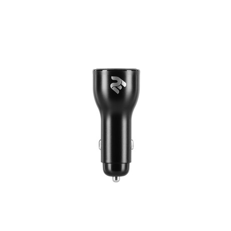 Автомобільне ЗУ 2E Dual USB Car Charger 36W USB-C PD, QC Black (2E-ACR18PDQC-B)