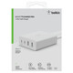 Мережеве ЗУ Belkin Home Charger 108W GAN Dual USB-С/USB-A (WCH010VFWH)