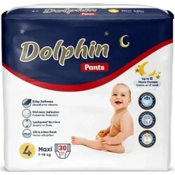 Підгузки Трусики дитячі Dolphin 4 maxi 7-18 кг 30 шт (8680131207237)