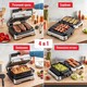 Гриль прижимной Tefal OptiGrill 4in1 Inox, 2100Вт, темп. режимов-4, съёмные пластины, металл