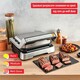 Гриль прижимной Tefal OptiGrill 4in1 Inox, 2100Вт, темп. режимов-4, съёмные пластины, металл