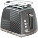 Тостер Russell Hobbs 26392-56 Groove, серый (26392-56)