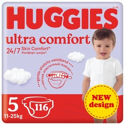 Підгузники Huggies Ultra Comfort 5 (11-25 кг) M-pack, 116 шт (5029053590530)