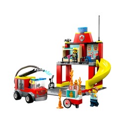 Конструктор LEGO City Пожарное депо и пожарная машина (60375)