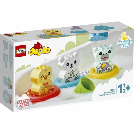 Конструктор LEGO DUPLO My First Пригоди у ванній кімнаті: плавучий поїзд для звірів (10965)