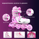 Роликовые коньки NEON Combo Skates Розовый (Размер 30-33) (NT09P4)