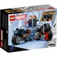 Конструктор LEGO Marvel Мотоциклы Черной Вдовы и Капитана Америка (76260)