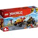 Конструктор LEGO Ninjago Кай и Рас: Битва на машине и мотоцикле (71789)