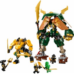 Конструктор LEGO Ninjago Командні роботи ніндзя Ллойда та Арін (71794)