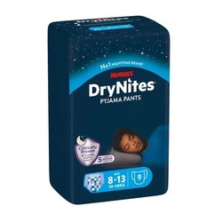 Трусики-подгузники Huggies DryNites для мальчиков, 8-13 лет, 9 штук (27-57 кг) (5029053527598)