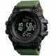 Часы наручные Skmei 1356AG Army Green + Compass (1080-0904)