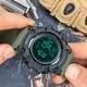 Часы наручные Skmei 1356AG Army Green + Compass (1080-0904)