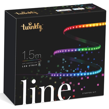 Twinkly Smart LED Twinkly Line RGB, подсветка, Gen II, IP20, длина 1,5м (TWL100STW-BEU)