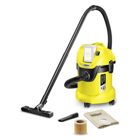 Пилосос Karcher професійний акумуляторний WD 3 Battery 36в, контейнер 17л, 5.2кг, без АКБ та ЗП