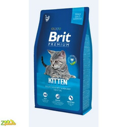 Brit. Корм Premium Cat Kitten Премиум  для котят с курицей 1,5 кг (8595602513048)