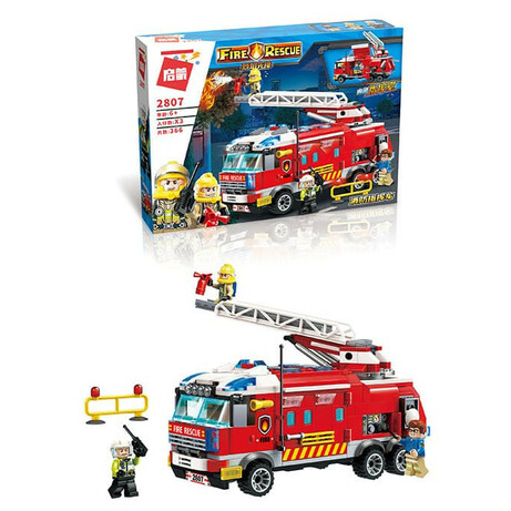 Brick. Конструктор Пожарная служба машина 2807 шт (6955265606143)
