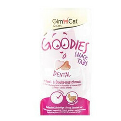 GimCat. Пігулки для котів  Dental яловичина-чорниця 40г(4002064919270)