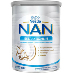 Nestle. Суміш NAN безлактозний, 400 р.(7613031568147)