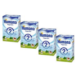 Humana (Хумана) 2 с пребиотиками (ГОС), 4х600 г. (4 шт.) (785565/4)