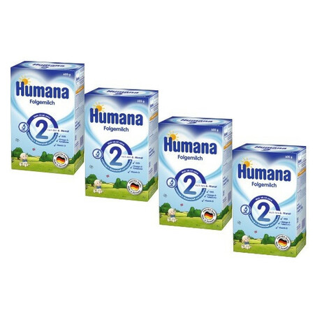 Humana(Хумана) 2 з пребиотиками(ДЕРЖ), 4х600 р.(785565/4)