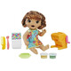 Hasbro. Кукла Baby Alive Hasbro Малышка брюнетка и макароны (E3696)
