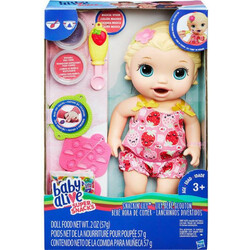 Hasbro.Лялька Baby Alive Hasbro Малятко Блондинка і снеки Baby Alive(E5841)