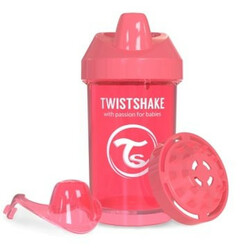 Twistshake. Чашка-непроливайка 300 мл, Персиковая (24897)