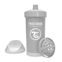 Twistshake. Дитяча чашка 360мл 12+мес Сіра(69898)