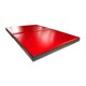 Tia - sport. Мат доладної ПВХ 150х100х8 см з 2-х частин червоно-чорний(sm - 0143)
