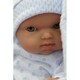 Antonio Juan. Лялька-немовля Роберто, 21 см на блакитному одеялке(8435083639052)