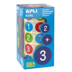 Apli Kids. Набір стрічок з кольоровими наклейками: Асорті, 20 мм(8410782151272)