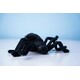 Hansa.Паук Черный тарантул, 19 см, реалистичная мягкая игрушка (4806021947296)