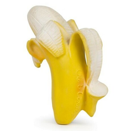 Oli&Carol. Игрушка-прорезыватель для зубів "Бананчик Ана", натуральний каучук(8437015928708)