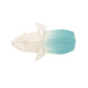 Oli&Carol. Іграшка для купання і прорезыватель для зубів "Кіт Орігамі", натуральний каучук (84370159