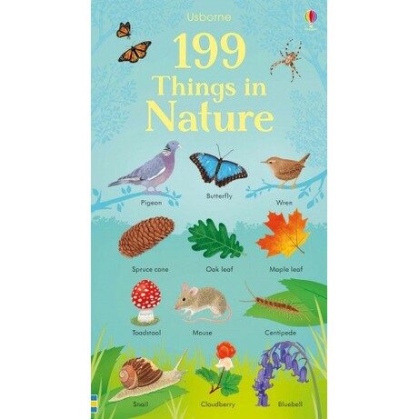 Usborne. Повчальна книга 199 речей в природі(англ. мова) (9781474941037)