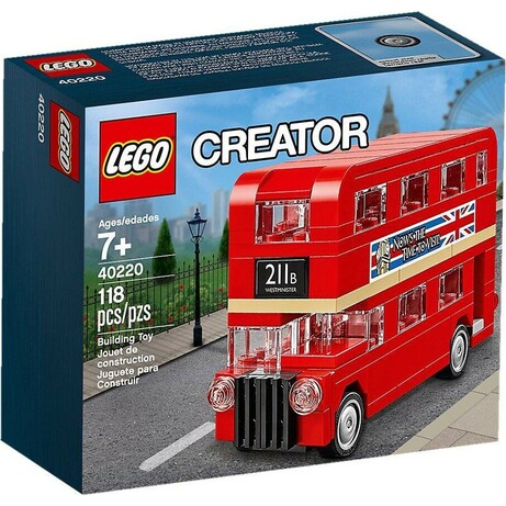 Lego. Конструктор LEGO Лондонський автобус 118 деталей(40220)