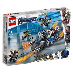 Lego. Конструктор  Капитан Америка: Атака Аутрайдеров 167 деталей (76123)