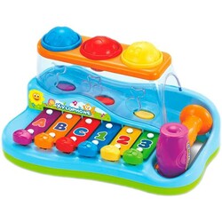 Игрушка Hola Toys Ксилофон-радуга (6944167190997)