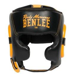 Benlee Rocky Marciano. Шлем для бокса BROCKTON S/M /черно-желтый (4251522334579)