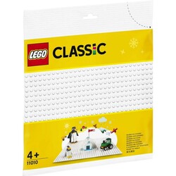 Lego.Конструктор  Белая базовая пластина 1 деталей (11010)