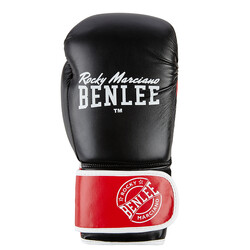 Benlee Rocky Marciano. Перчатки боксерские CARLOS 10oz /PU/черно-красно-белые (4250818850106)