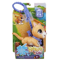 Hasbro. Інтерактивна іграшка Маленький пустотливий вихованець на поводку Котеня Табби furReal (5010993657