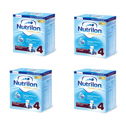 Молочная сухая смесь Nutrilon Premium+ 4, карт. уп., 4х600 г. (4 шт.) (5900852047190)