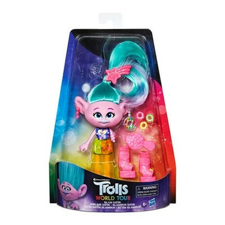 Hasbro. Кукла Trolls S2 Мировой тур Гламурная Сатинка делюкс (5010993632985)