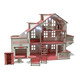 GoodPlay. Кукольный дом большой 85х35х55 с гаражом и подсветкой (B012)