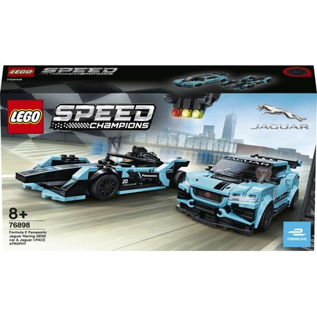 Lego. Конструктор Formula E Panasonic Jaguar GEN2 і I - PACE 565 деталей(76898)