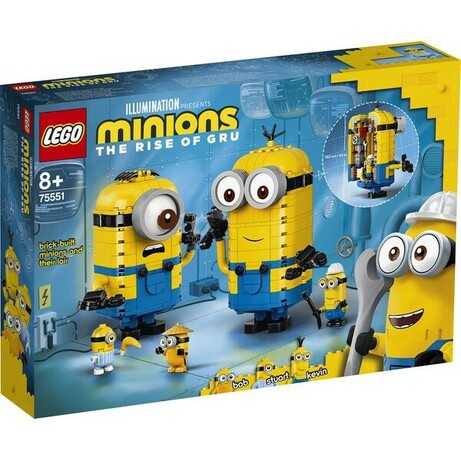 Lego. Конструктор  Миньоны и их дом 876 деталей (75551)